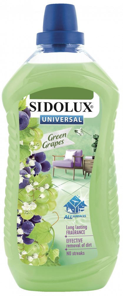 SIDOLUX UNIversal SODA POWER s vůní GREEN GRAPES, 1000ml